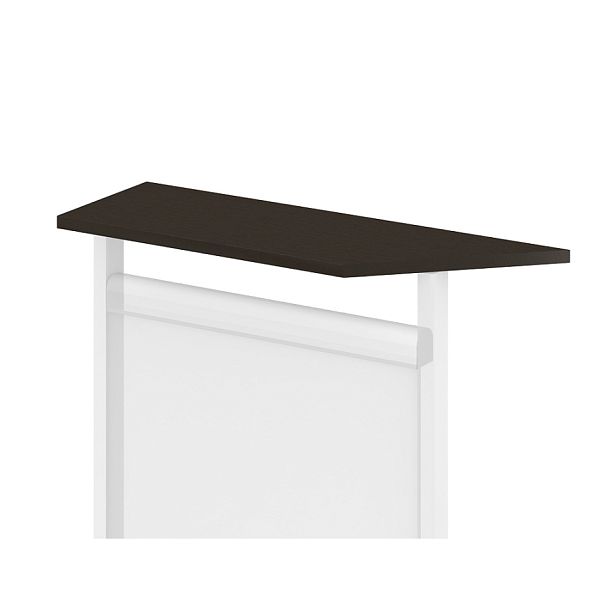 Полка к серии "Технофорвард" "Логика-ресепшн"  ПК-ЛГР-ПЛУ177х32ТФ/3-В1-179 дуб ферраре - Вид 1