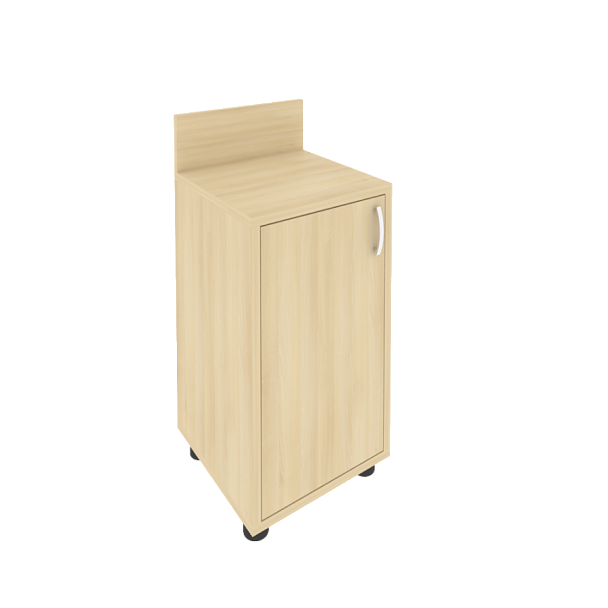 Light Тумба (узкая) с полкой и бортиком С-ТУ-40 (L) Акация 400*400*750 - Вид 1