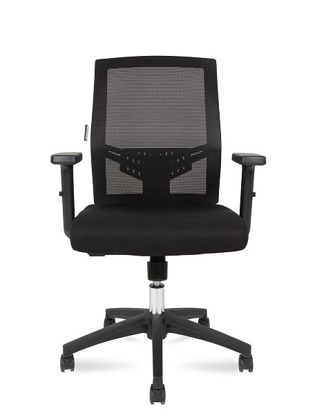 Кресло Торонто LB / черный пластик / черная сетка / черная ткань - Вид 2