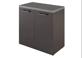 TORR TLC 85.1 Шкаф с глухими малыми дверьми и топом Torr кабинет руководителя  венге магия - Фото предпросмотра