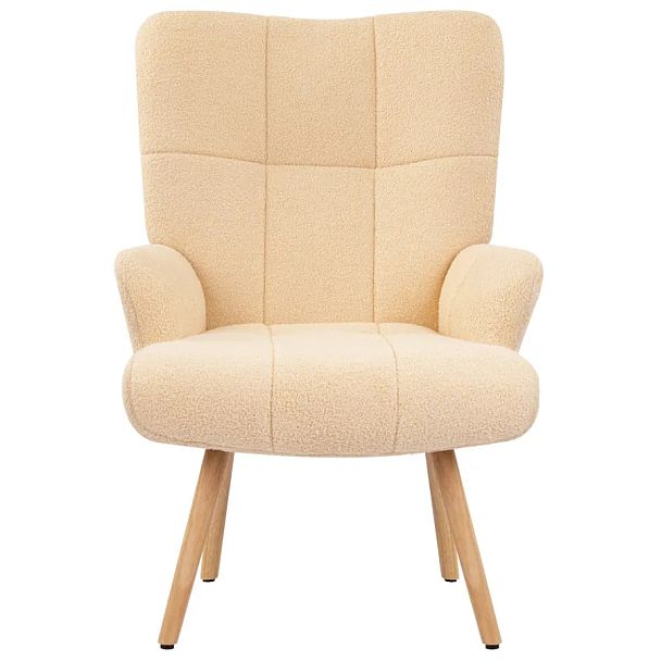 Кресло BRABIX "Soft LC-305", фактурная ткань букле (экомех), кремовое, 533146 - Вид 3