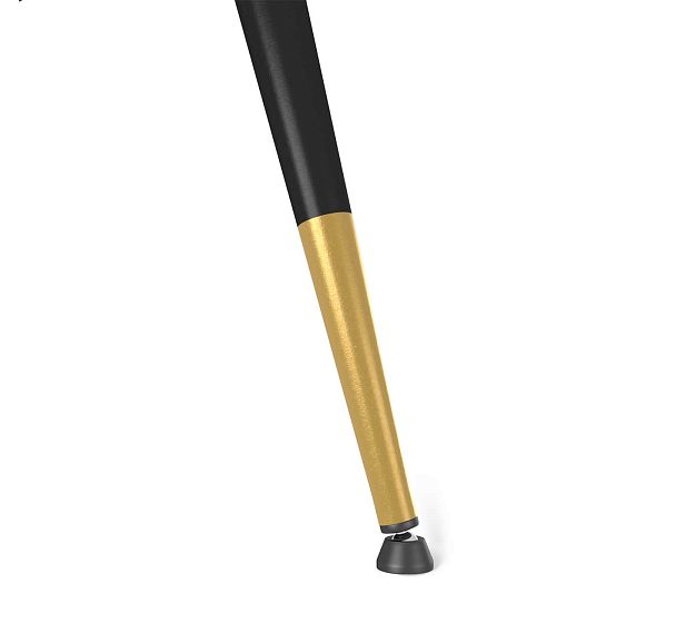 Стул полубарный SHT-ST42-1/S148-1 милк/черный муар/золото - Вид 8