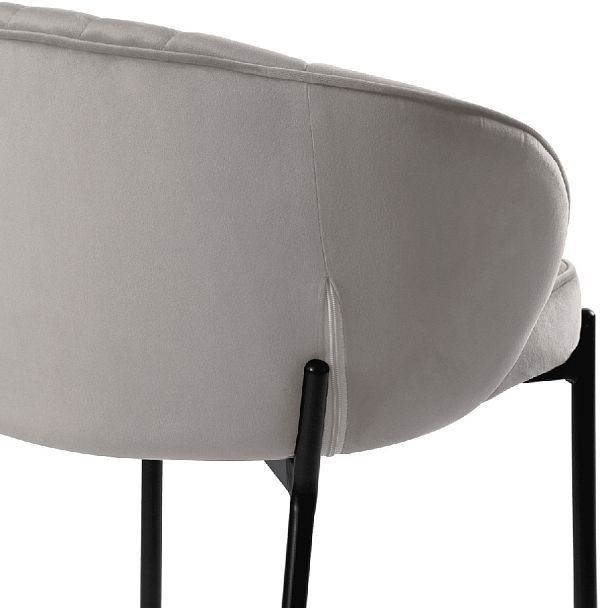 Полубарный стул Миэль светло-серый/черный - Вид 8
