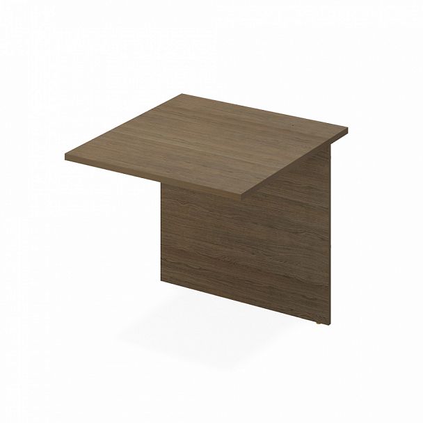 Модуль стойки-ресепшн прямой низкий "Лидер" ПК-ИМД-СКР80х85/Н-В1-299 дуб шамони - Вид 1