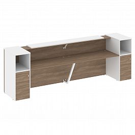 Ресепшн "Onix" O.R-K-11 дуб аризона/белый - Фото предпросмотра