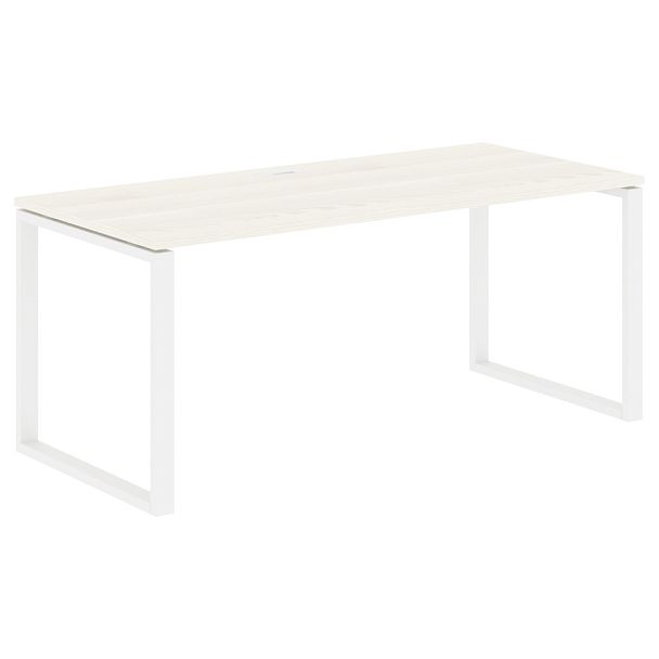 Стол прямой EQST 1780 Ясень Траун/Белый 1760х800х750 EDIS - Вид 1