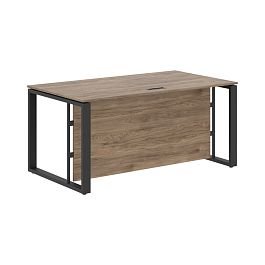 Стол руководителя EST 169H Кария Пальмира/Антрацит 1600х900х750 ENIO - Фото предпросмотра