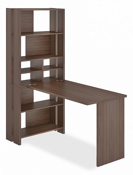 Стол компьютерный Домино Лайт СТЛ-ОВХ+С120Прям без тумбы Шамони - Вид 1