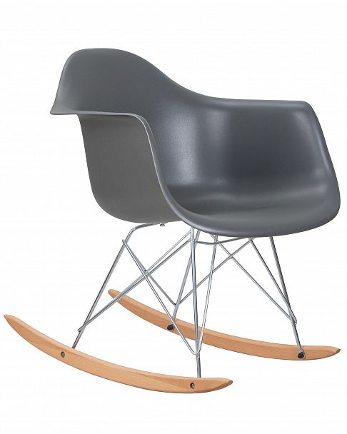 Кресло-качалка DOBRIN DAW ROCK (цвет серый) - Вид 2