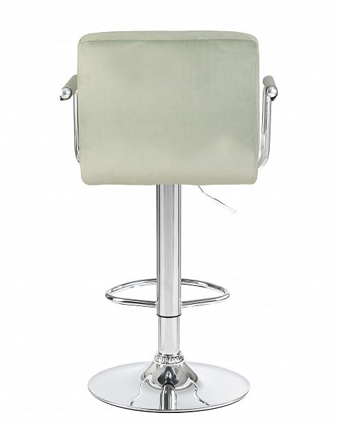 Стул барный DOBRIN KRUGER ARM (мятный велюр (MJ9-87)) - Вид 5
