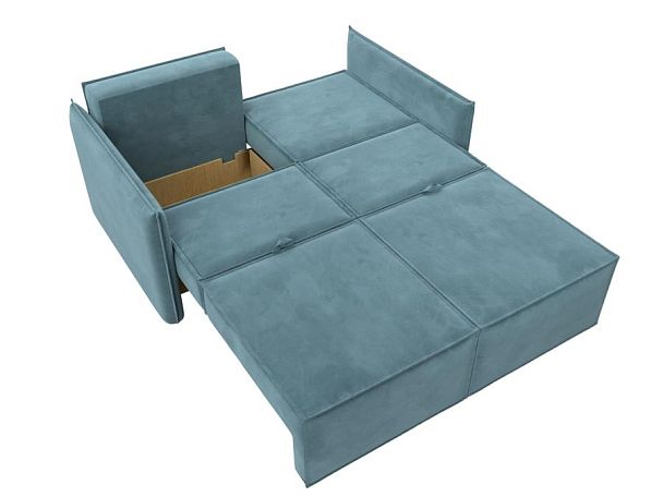 Диван прямой Либерти мини Велюр бирюзовый - Вид 9