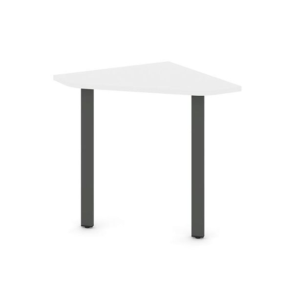 Стайл Проджект Угловой элемент стола SN-6.USP-001 Белый/Металл Антрацит 600*600*750 - Вид 1