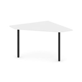 Стайл Проджект Угловой элемент перег. стола SN-4.UPRG-031 Белый/Металл Черный 1180*1180*750 - Фото предпросмотра