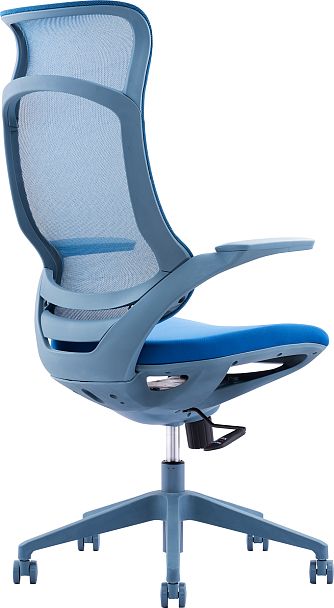 Кресло руководителя Everprof Spirit (Спирит) Сетка Синий - Вид 4