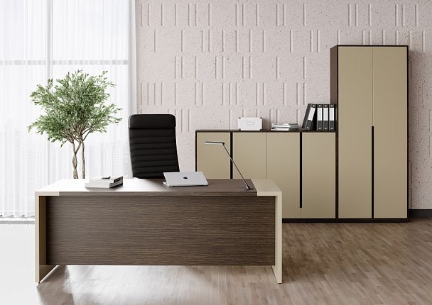 Шкаф средний Artwood 176,2x45x114,2 дуб капучино - Вид 5