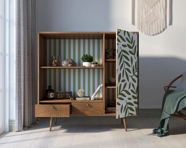 Стеллаж с нишей Berber принт 28 арт BB28/Print_28 - Вид 2