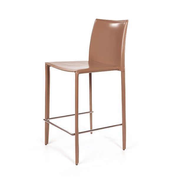 Стул полубарный Rolf, кожа капучино - Вид 4