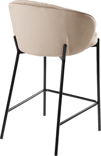 Комплект полубарных стульев Миэль кремовый/черный, 2 шт. - Вид 4