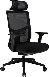 Эргономичное кресло Everprof Fuji (Фуджи) Сетка Черный - Фото предпросмотра