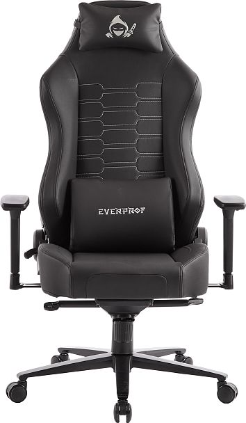 Геймерское кресло Everprof Blackshot Экокожа Черный - Вид 2