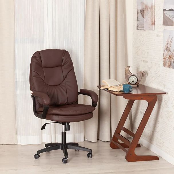 Кресло Комфорт Лт/Comfort Lt (22), кож/зам, коричневый - Вид 17