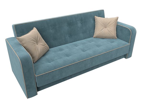 Диван-книжка Тур Велюр бирюзовый - Вид 5