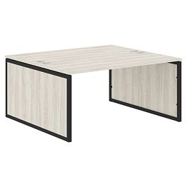 Стол 2-х местный XQPWST 1614 Сосна Эдмонт/Антрацит 1600х1406х750 XTEN-QP - Фото предпросмотра