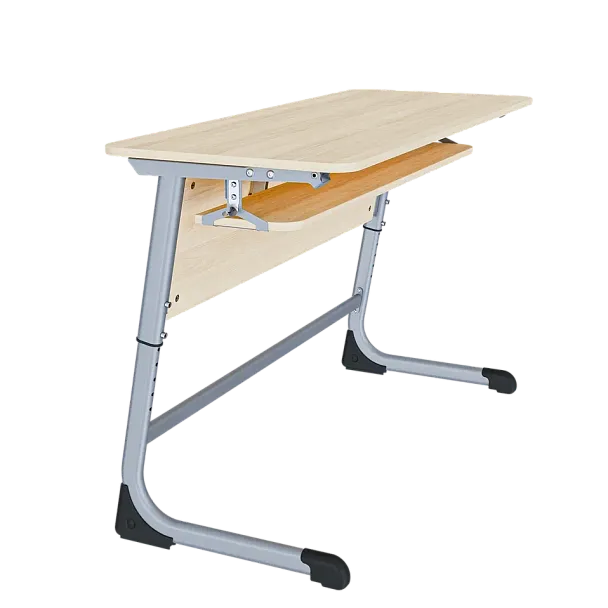 Парта Smart на плоскоовале 2М с РН (столеш. ЛДСП ЗУ, экран ЛДСП, полка), гр.3-5 - Вид 6