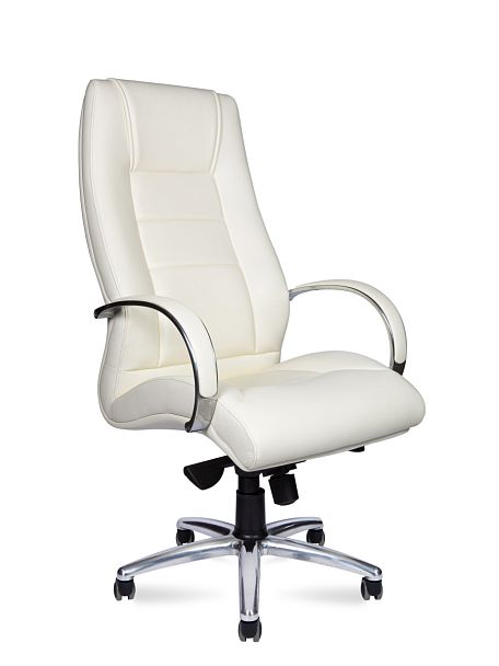 Кресло офисное / Bern ivory / бежевая экокожа - Вид 1