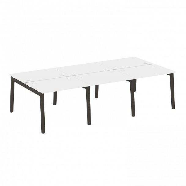 Рабочая станция "Onix wood" OW.D.RS-6.1.7 белый/дуб темный - Вид 1