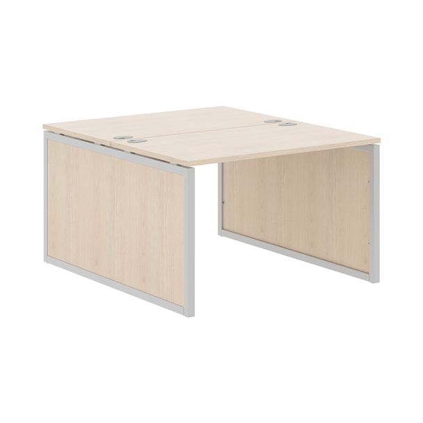 Стол 2-х местный XQPWST 1214 Бук Тиара/Алюминий 1200х1406х750 XTEN-QP - Вид 1