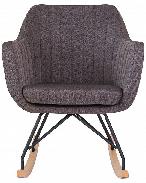 Кресло-качалка DOBRIN KIARA (серая ткань (LAR-106D-26)) - Вид 6