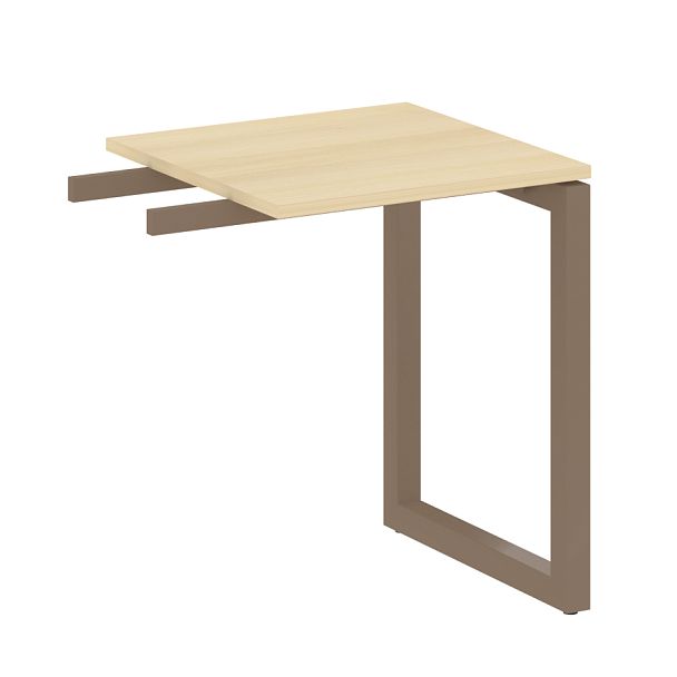 Metal System Quattro Приставной элемент на О-образном м/к 50БО.ПР-1 Акация/Мокко металл 600*600*750 - Вид 1