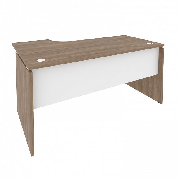 Стол эргономичный "Onix" O.SA-1 дуб аризона/белый - Вид 1