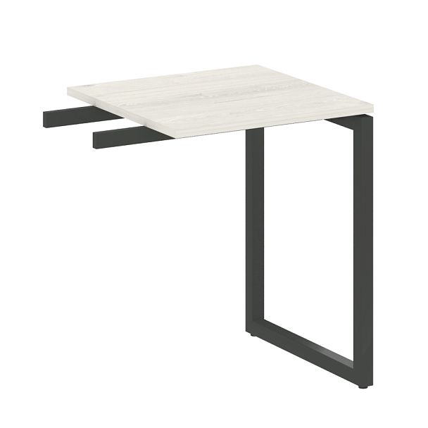 Metal System Quattro Приставной элемент на О-образном м/к 40БО.ПР-1 Дуб наварра/Антрацит металл 600*600*750 - Вид 1