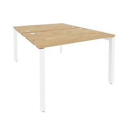 Onix Рабочая станция на П-образном м/к O.MP-D.RS-2.2.8 Тиквуд светлый/Белый металл 1180*1635*750 - Фото предпросмотра