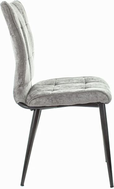 Стул для дома Бюрократ CH-K10 серый Light 19 металл черный на ножках (CH-K10_1/LT19) - Вид 2