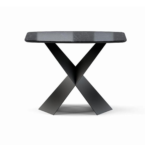 Консоль Tyler 100 керамика глянцевая, черная - Вид 2