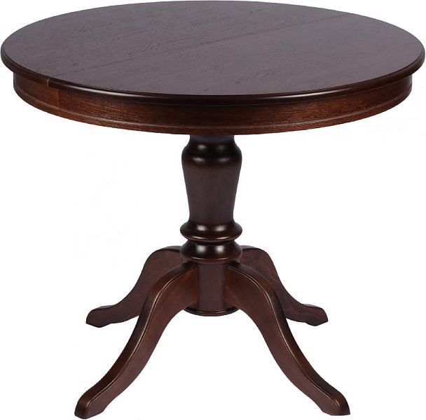 Стол деревянный раздвижной Элат D90(130)х90х76 Темный орех - Вид 2