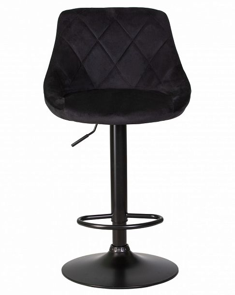 Стул барный DOBRIN LOGAN BLACK (черный велюр (MJ9-101)) - Вид 5