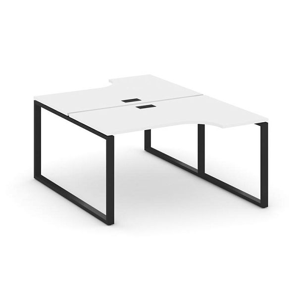 Стайл Проджект Рабочая станция эргоном. SN-6O.DRPA-001 Белый/Металл Черный 1380*1232/1992*750 - Вид 1