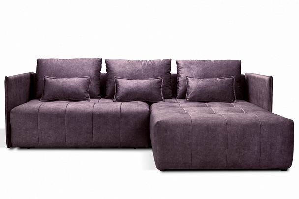 Мягкий угол "Чилетти" фиолетовый - Вид 2