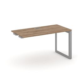 Style Project Next Стол-приставка к опор. элем. SN-59O.OPRS-011 Дуб Табак/Металл Серый/Серебро Заглушка 980*700*750 - Фото предпросмотра