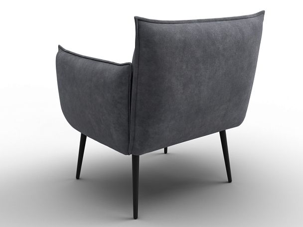 Кресло Лига-083 Велюр серый - Вид 5