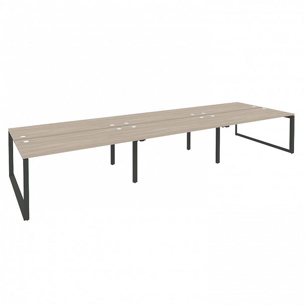 Рабочая станция "Onix" O.MO-D.RS-6.4.7 дуб аттик/антрацит - Вид 1