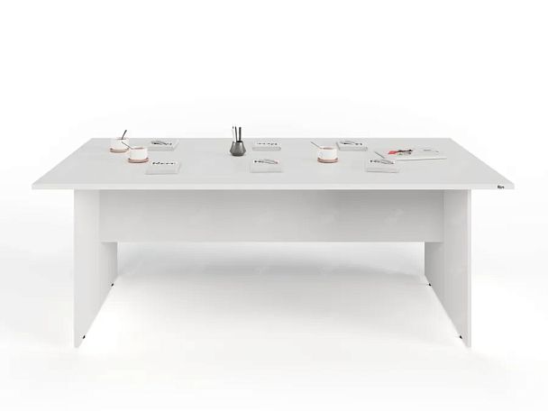 ЛАЙТ / LIGHT RLG009-20x10 Конференц-стол 200x100x75 Белый - Вид 2