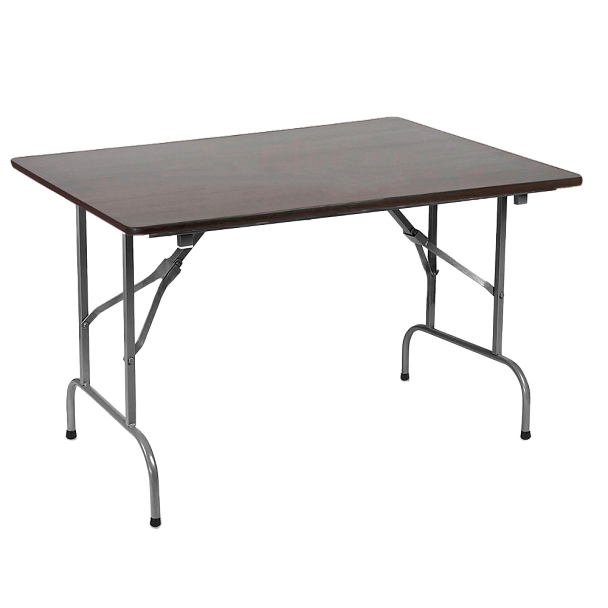 Стол Лидер 1, 1200х800 мм, венге, каркас серебро - Вид 2