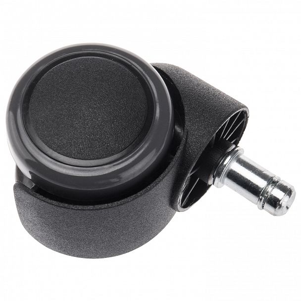 Колеса (ролики) BRABIX для кресла, прорезиненные, КОМПЛЕКТ 5 шт., шток d11 мм, черные, в коробе, 532009 - Вид 7