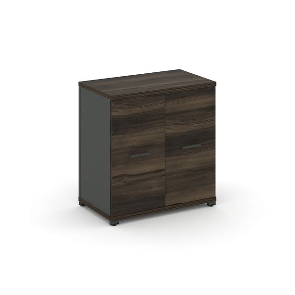 Concept Распаш. шкаф опорный/приставной CN.SOPR-001 W Дуб Мали/Антрацит/Металл Антрацит 720*420*750 - Вид 1