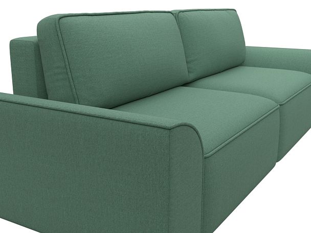 Диван прямой Лига-048 НПБ Рогожка зеленый - Вид 4